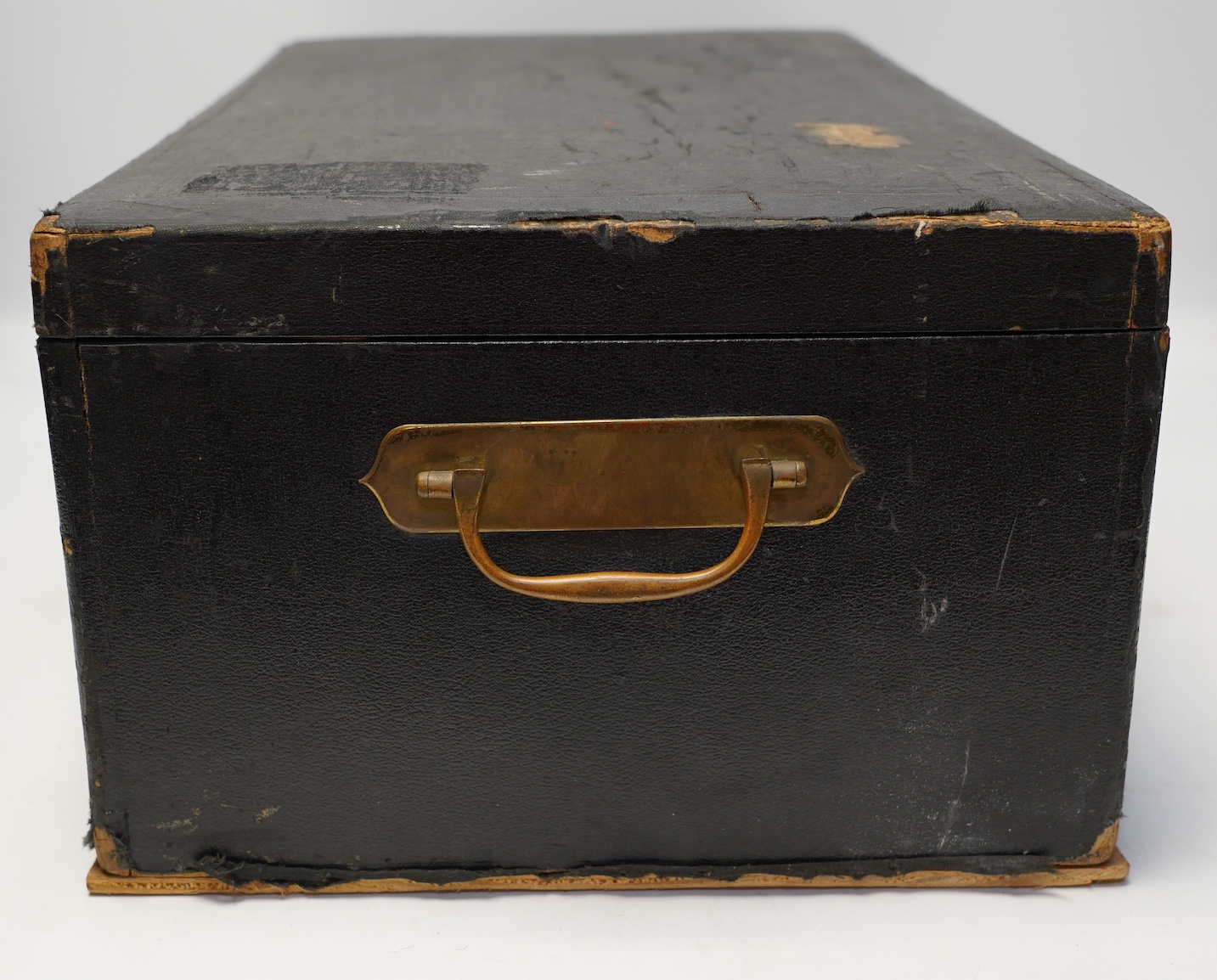 A Cardeilhac strong box. Condition - poor